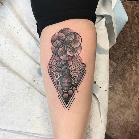 Tattoos - Bee//Geometry - 135071